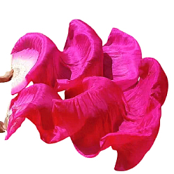 Веер-вейл для танцев 2 шт 57см х 1,5м №3, малиновый