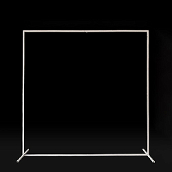 Каркас для фотозоны Квадрат 2,5х2,5м, белый 