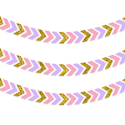 Гирлянда Стрела 7 см х 3 м ассорти № 2